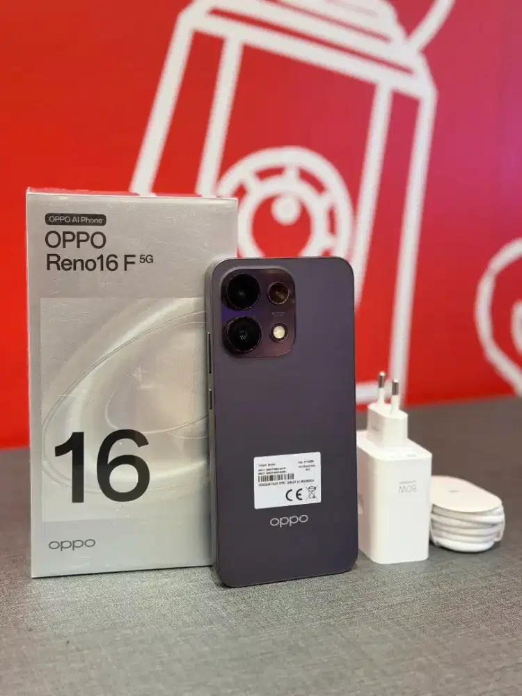 Dijual Oppo Reno 16F 5G New Free gift BoX
