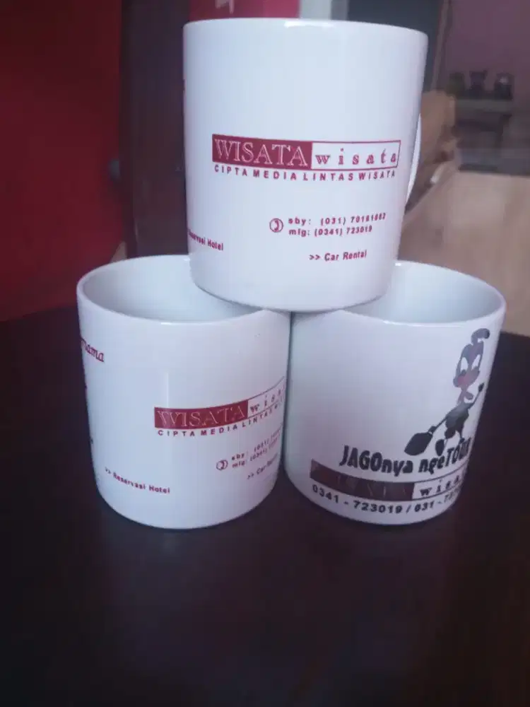 Mug Gelas Cocok untuk gelas usaha