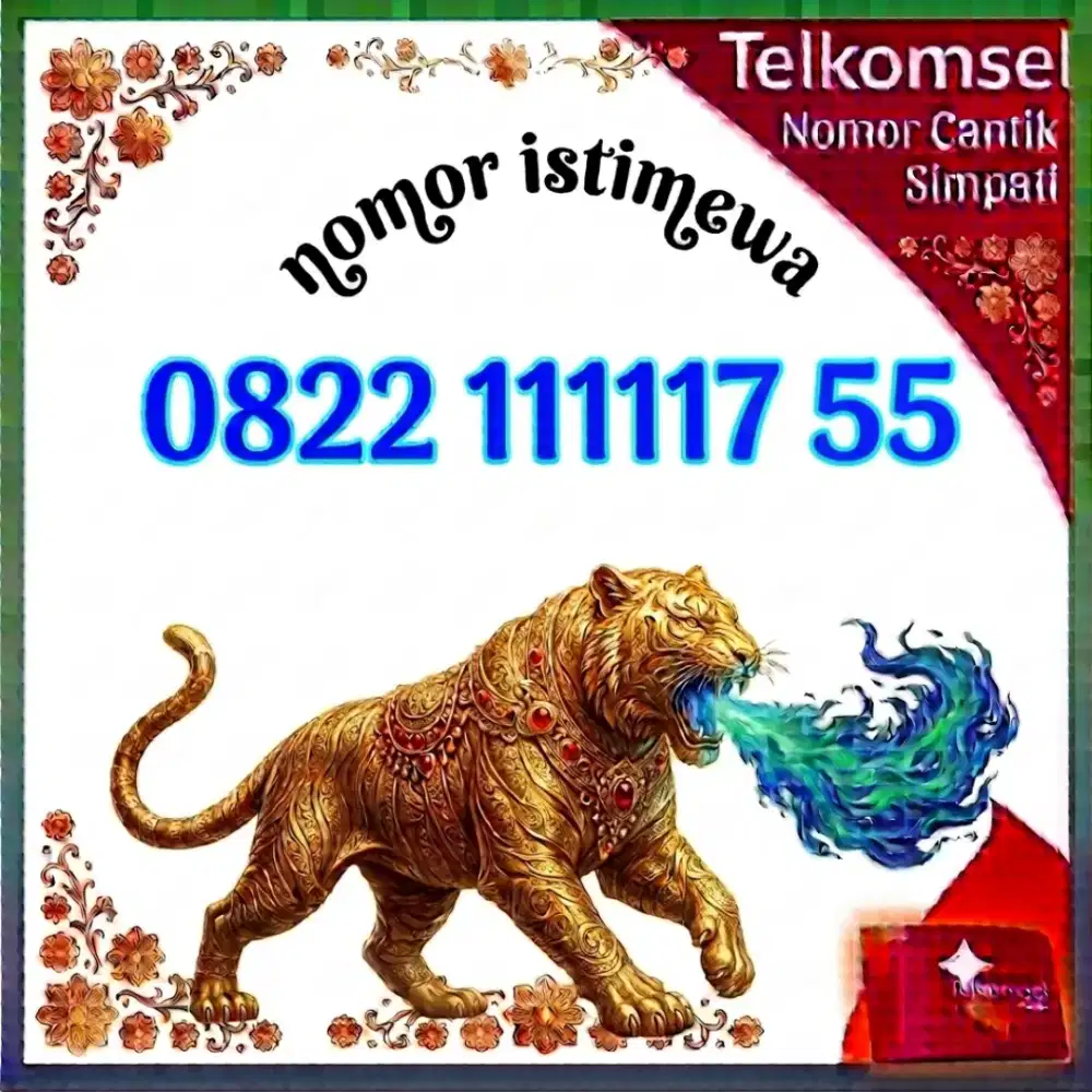 Perdano nomor cantik simpati Telkomsel super
