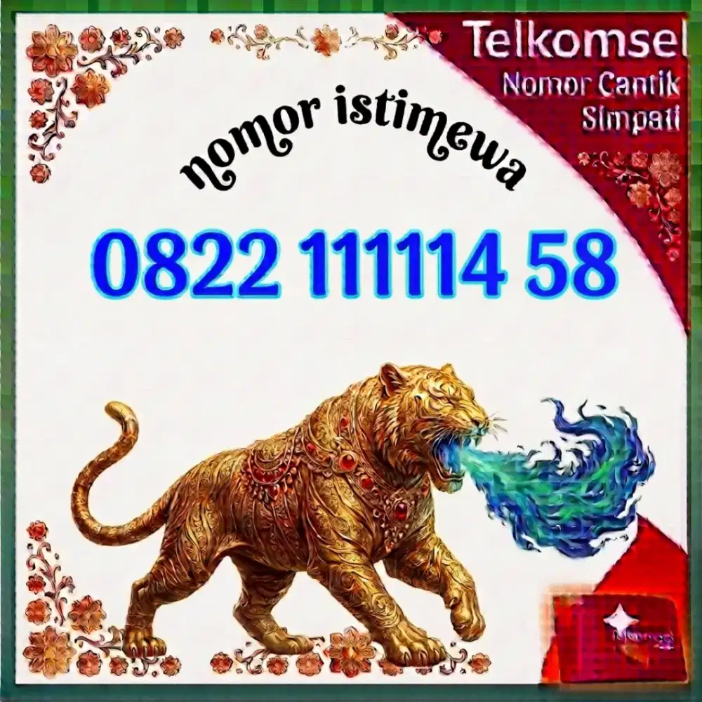 PERDANA nomor cantik simpati Telkomsel