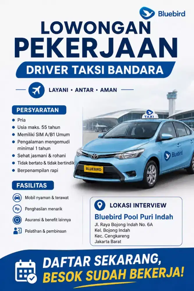 Membutuhkan secepatnya driver untuk armada terbaru