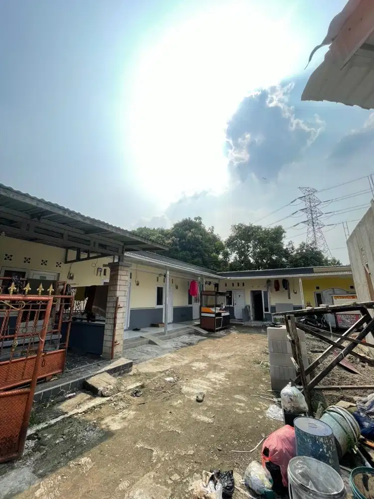 Dijual tanah beserta bangunan kontrakan untuk usaha kontrakan 13