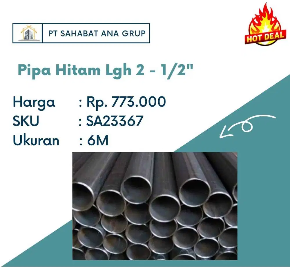 Pipa Hitam Lgh 2 - 1/2
