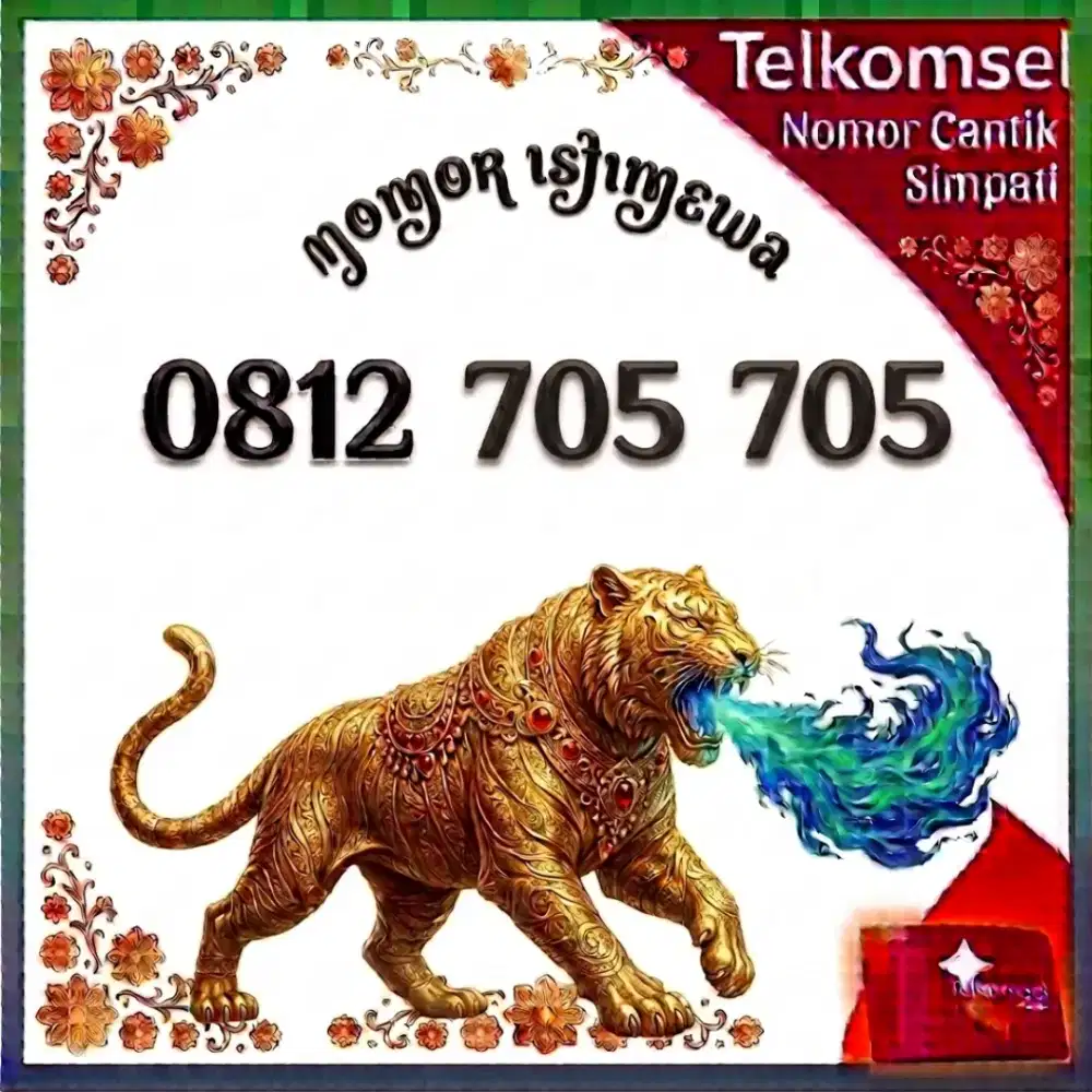 Perdano nomor cantik simpati Telkomsel super