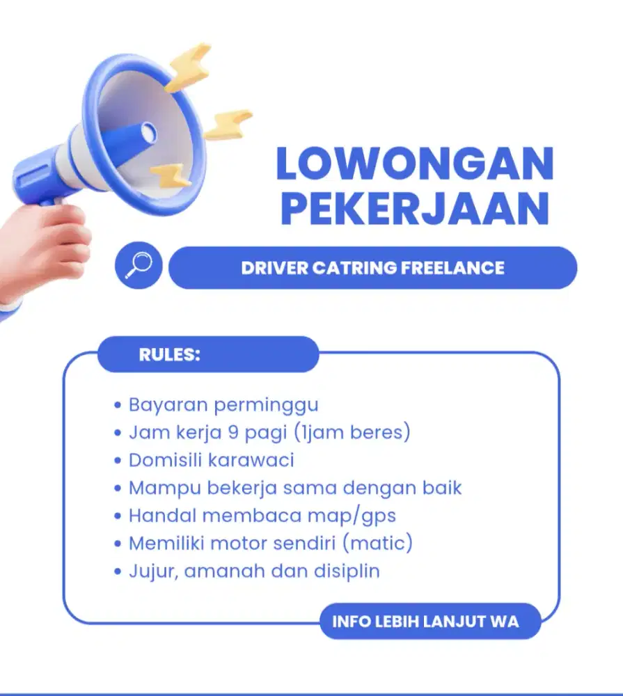 Cari Driver Freelance