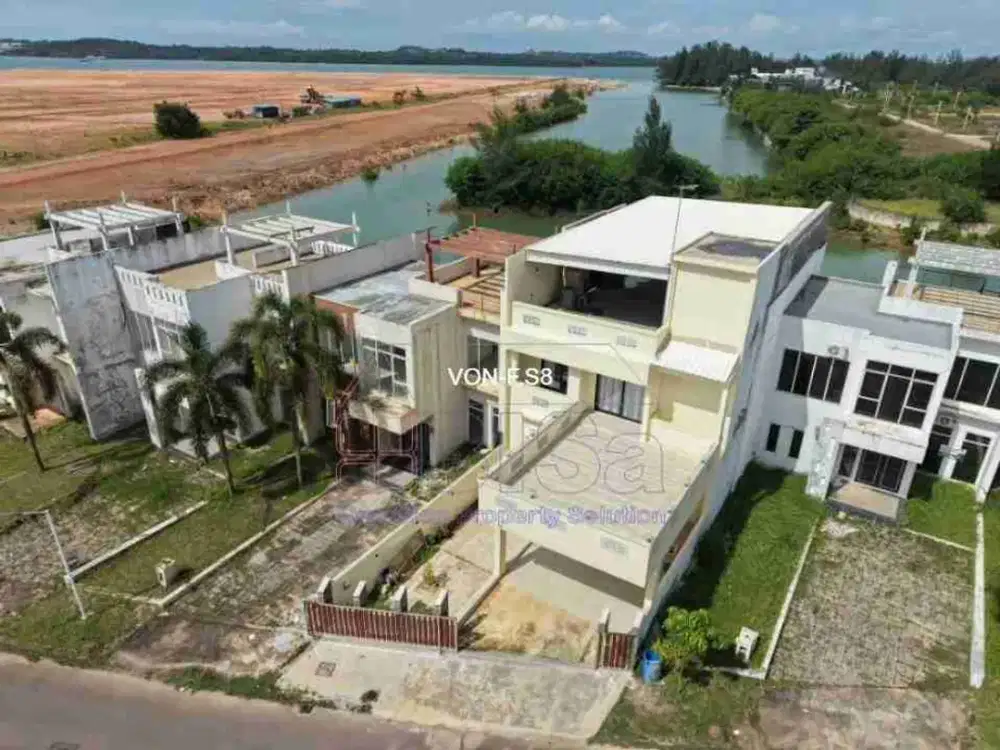 Sewa Rumah 4 Kamar Furnish View Laut Batam Center di Coastarina