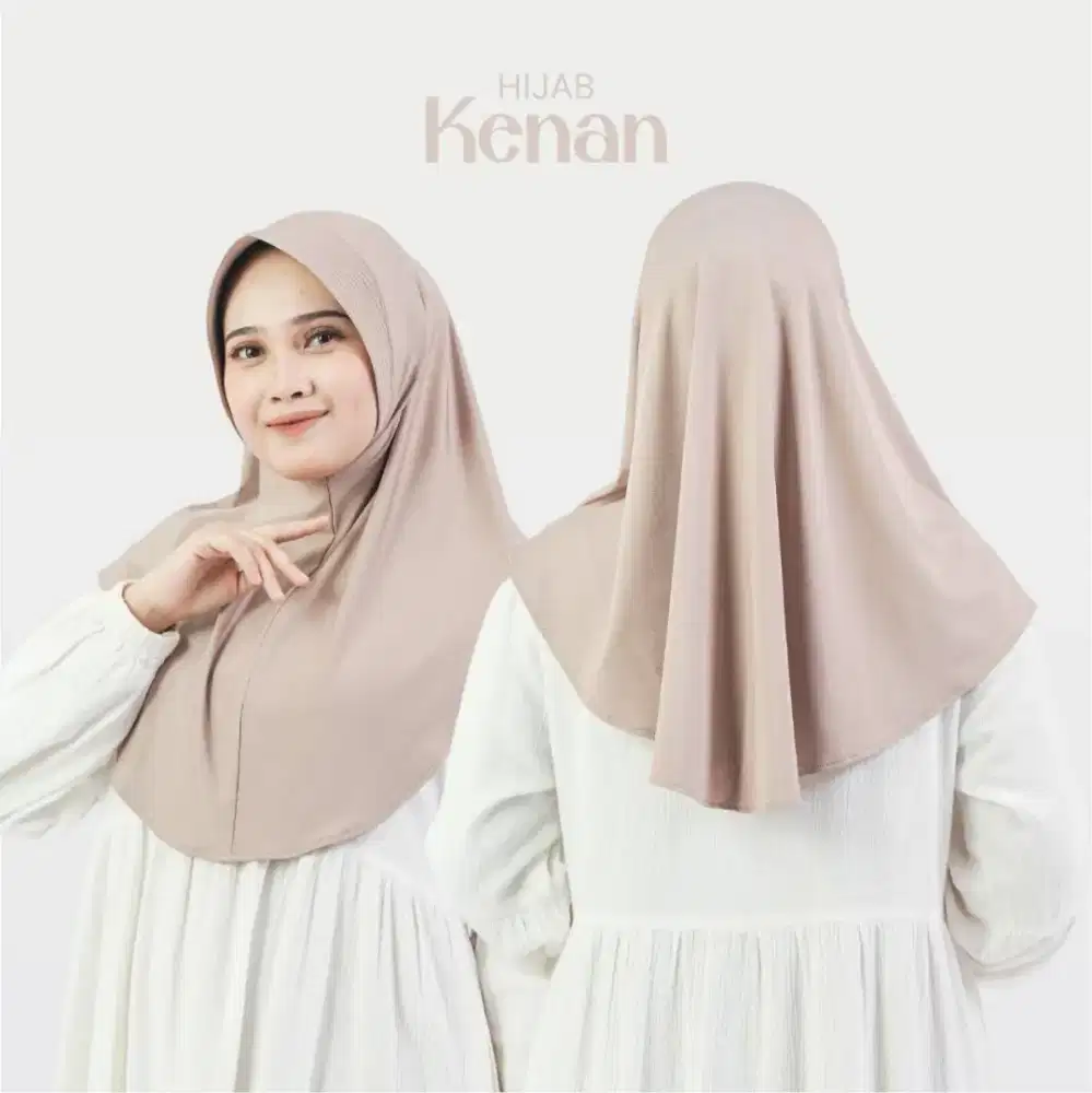 Khimar Dania Jersey Balone Premium | Hijab Instan Adem, Nyaman