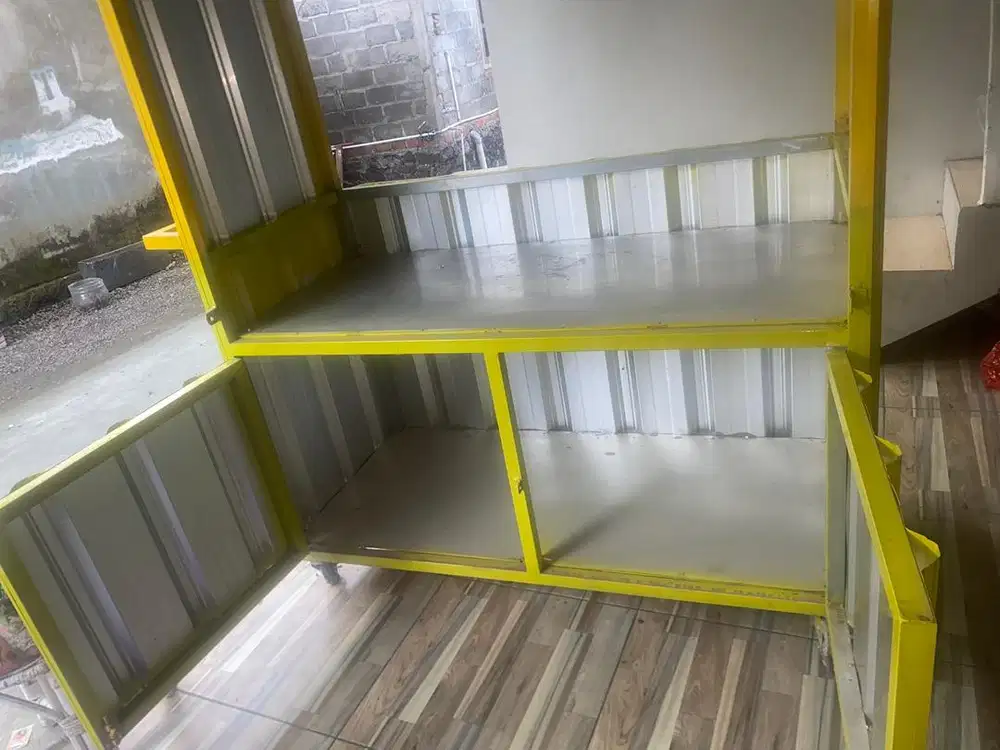 Jual gerobak kondisi baru 150x 60x 200 gerobak bisa jualan esteh/ food