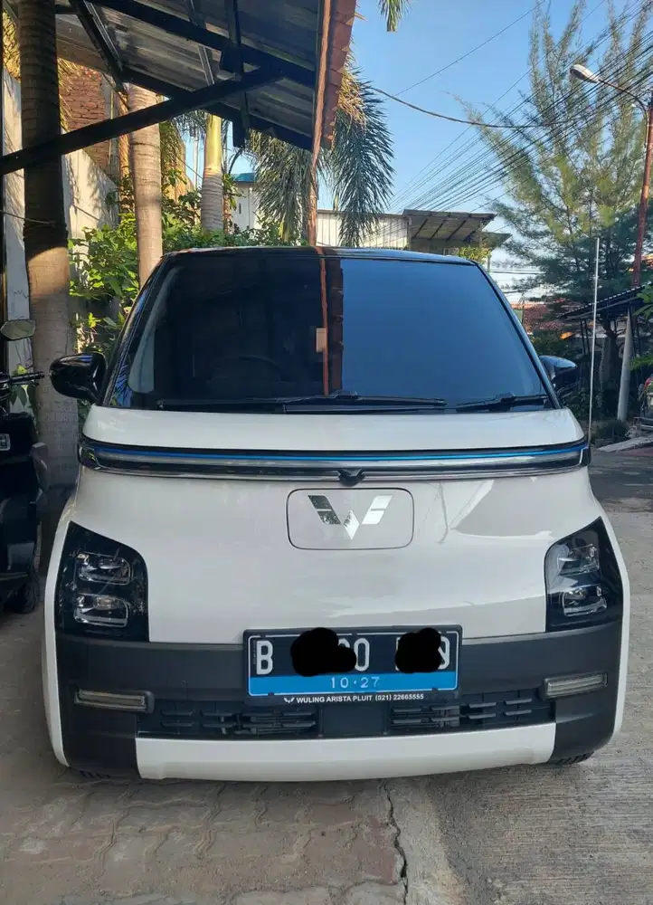 Wuling Air Ev Long Range 300 Kilometer 2022 Putih kondisi terawat