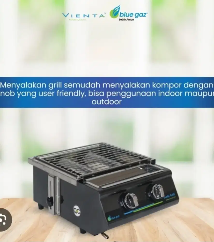 Kompor bakaran 2 tungku