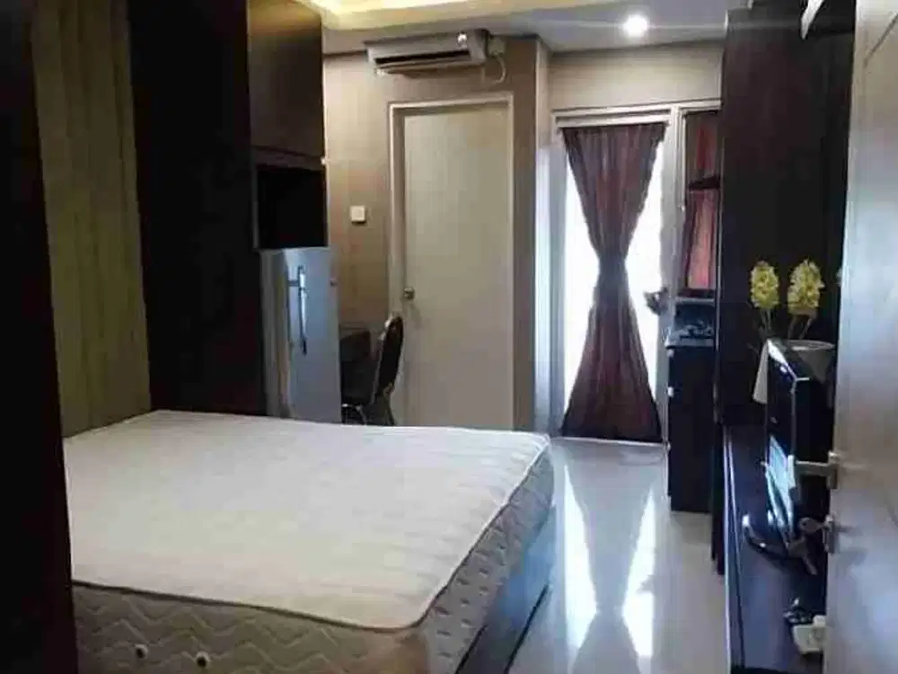 sewa tahunan studio full furnish apartemen educity by citihome