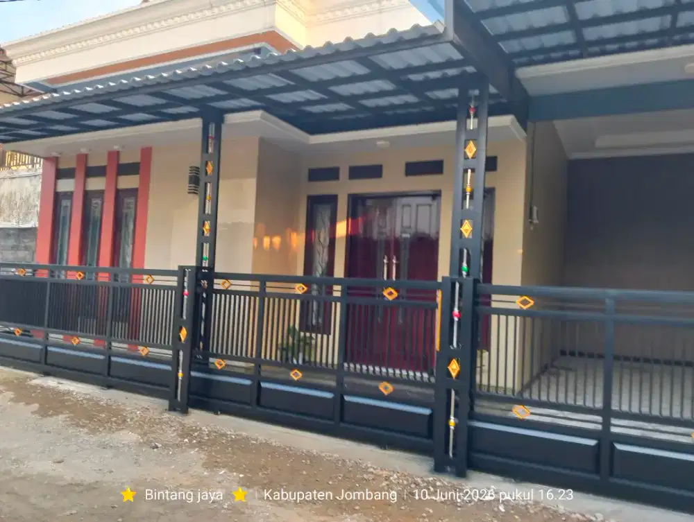 Pintu pagar minimalis