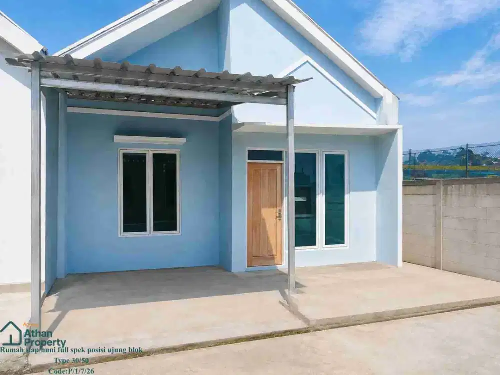 Rumah siap Huni di jual akses pinggir jalan raya