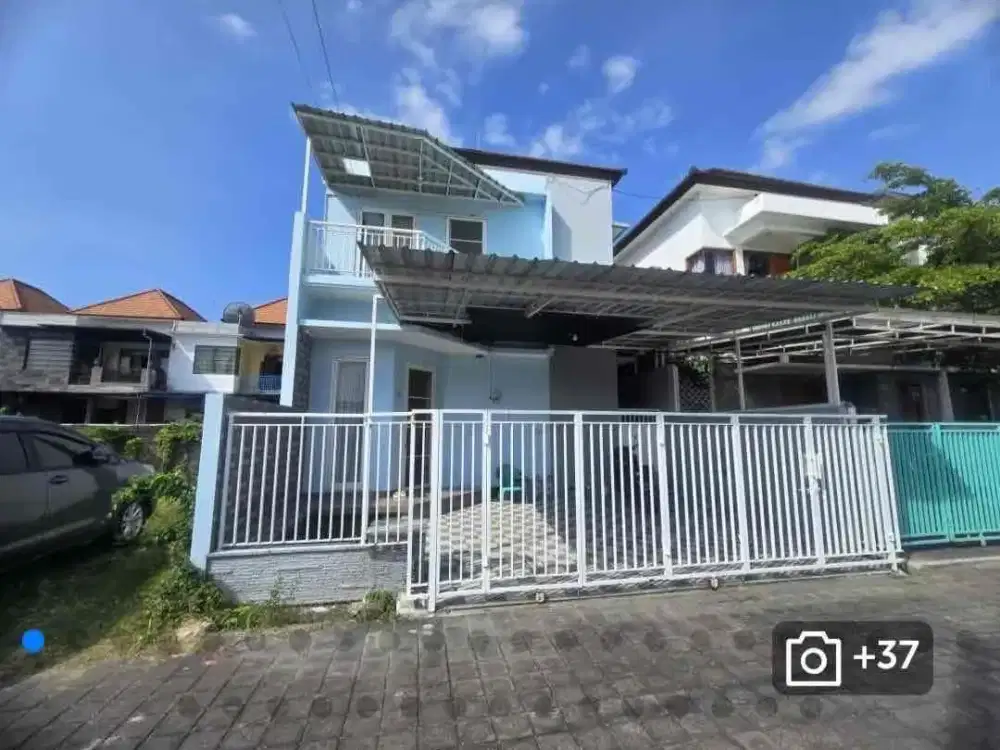 Di jual rumah lantai 2 view sawah dekat renon