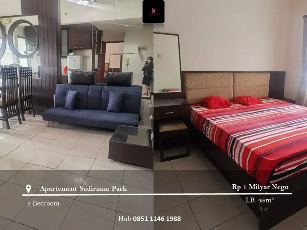 Dijual Apartement Sudirman Park Low Floor 2BR Full Furnished