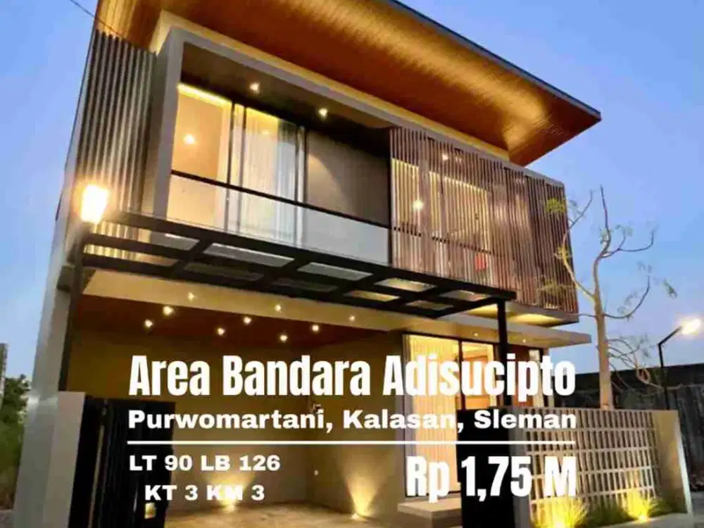 Rumah baru furnished purwomartani