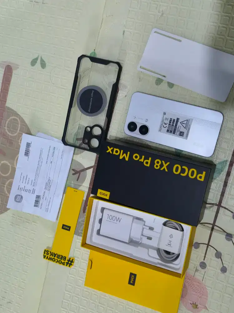Poco x8 pro max 12/512 GB mulus fullset original mulus like new