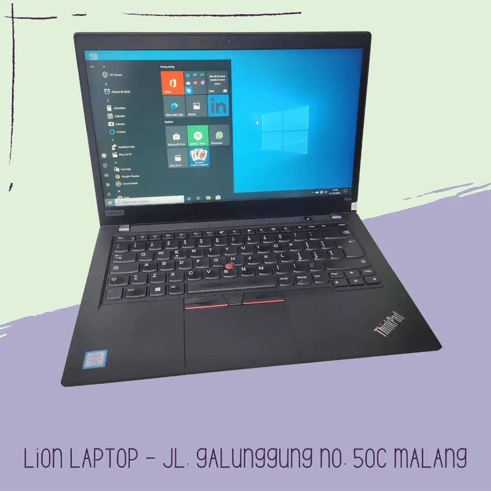 RAM 16GB i5 Gen 8 SSD 256GB Lenovo Thinkpad T490 [01|07]