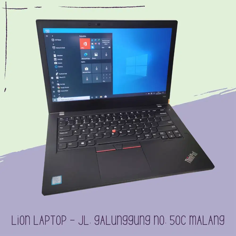 RAM 8GB Core i5 gen 8 Lenovo Thinkpad T480 [01|07]