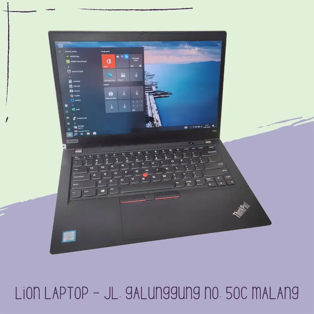Double VGA NVIDIA Core i5 8/256 Slim Lenovo Thinkpad T490 [01|07]