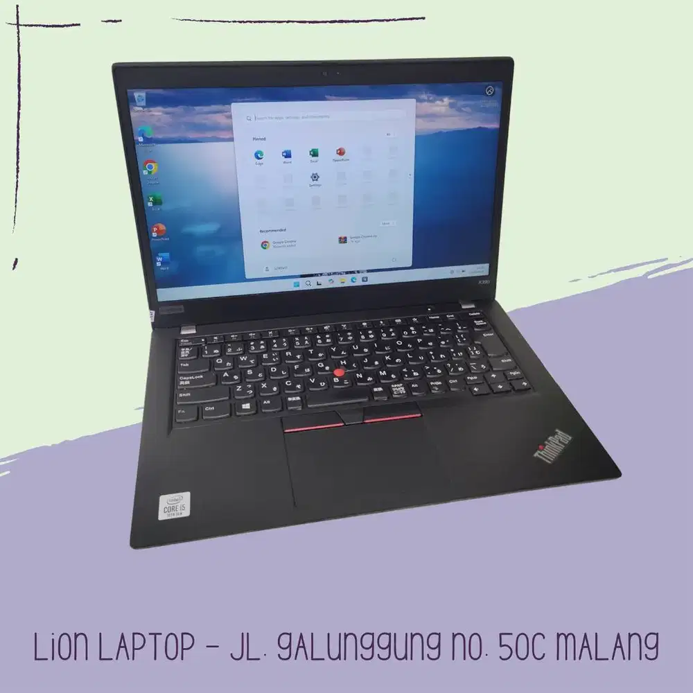 i5 GEN 10 Murah RAM 8GB Lenovo Thinkpad X390 [01|07]