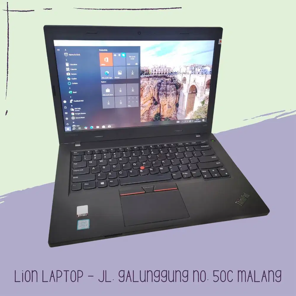 RAM 8GB Core i5 SSD Murah Lenovo Thinkpad L470 [01|07]