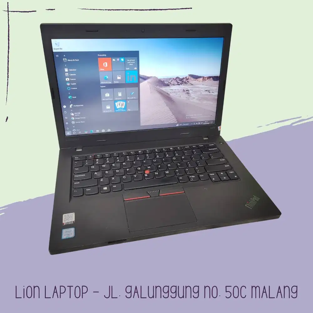 Double VGA Core i5 RAM 8 SSD Lenovo Thinkpad L470 [01|07]