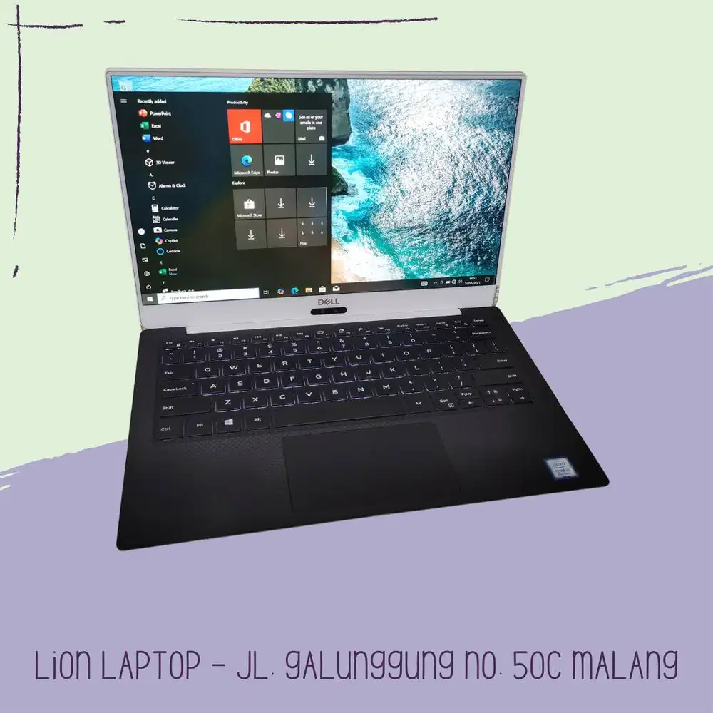 Slim & Ringan Core i5 RAM 8 SSD 256 DELL XPS 13 9370 [01|07]