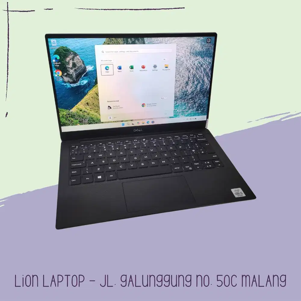 Slim & Ringan Core i5 gen 10 RAM 8 SSD 256 DELL XPS 13 7390 [01|07]