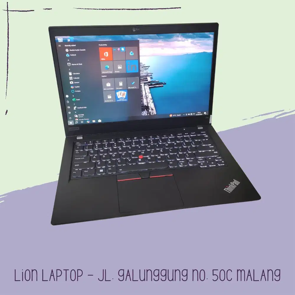 RYZEN 7 PRO-4750U (8 CORE) RAM 16GB Lenovo Thinkpad T14 [01|07]