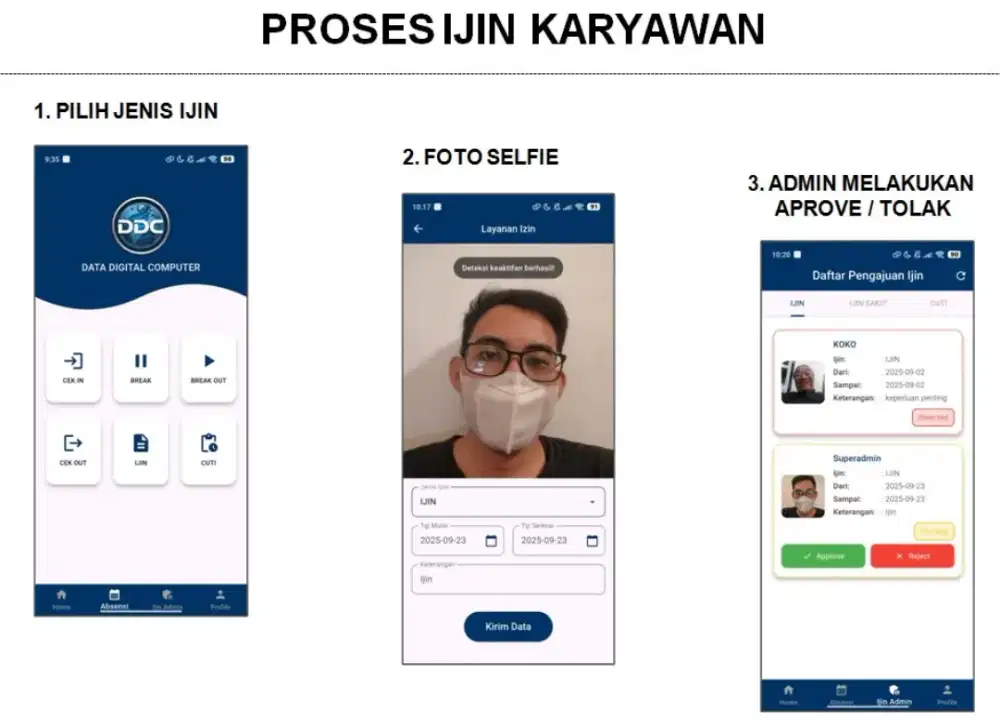 Program Aplikasi Absensi Karyawan Online