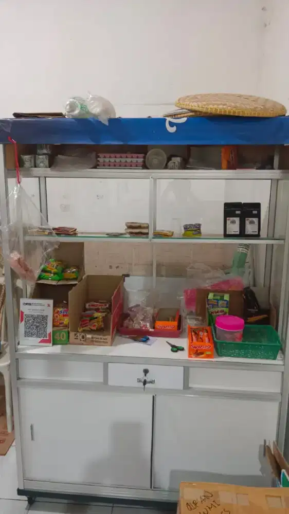 Gerobak jualan baru pake 3 bulan masih baru