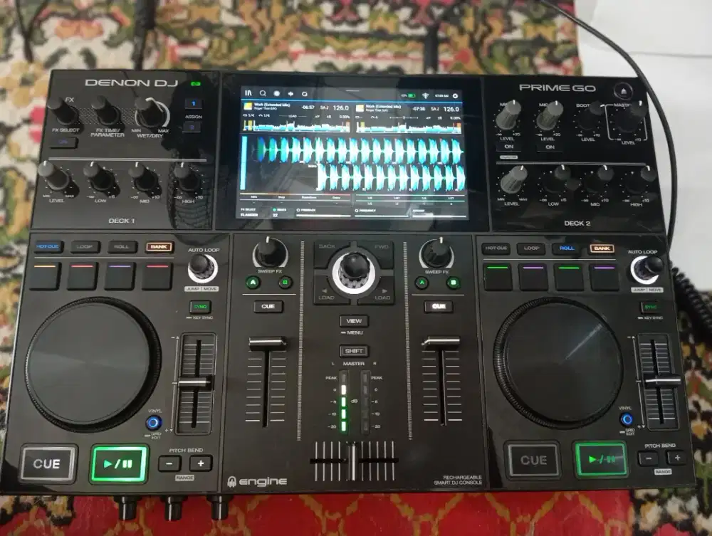 Alat dj standalaone denon prime go