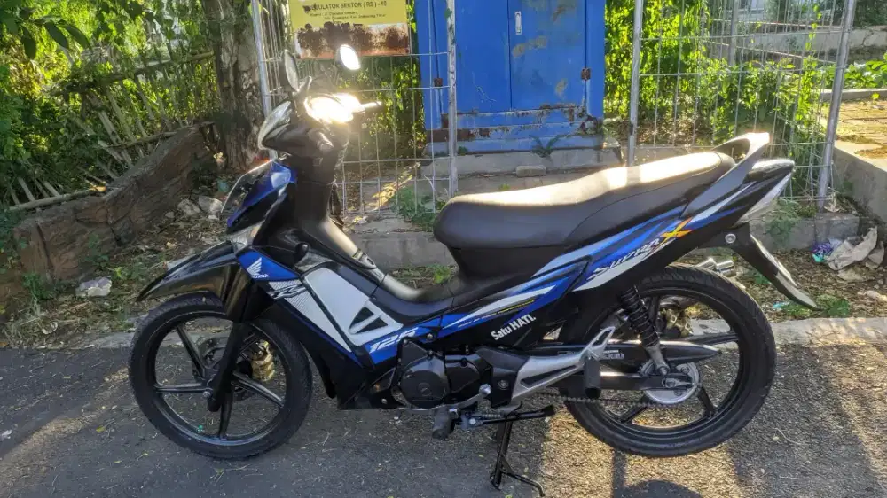 Supra x 125cc 2013 Biru Hitam Cw H Ungaran