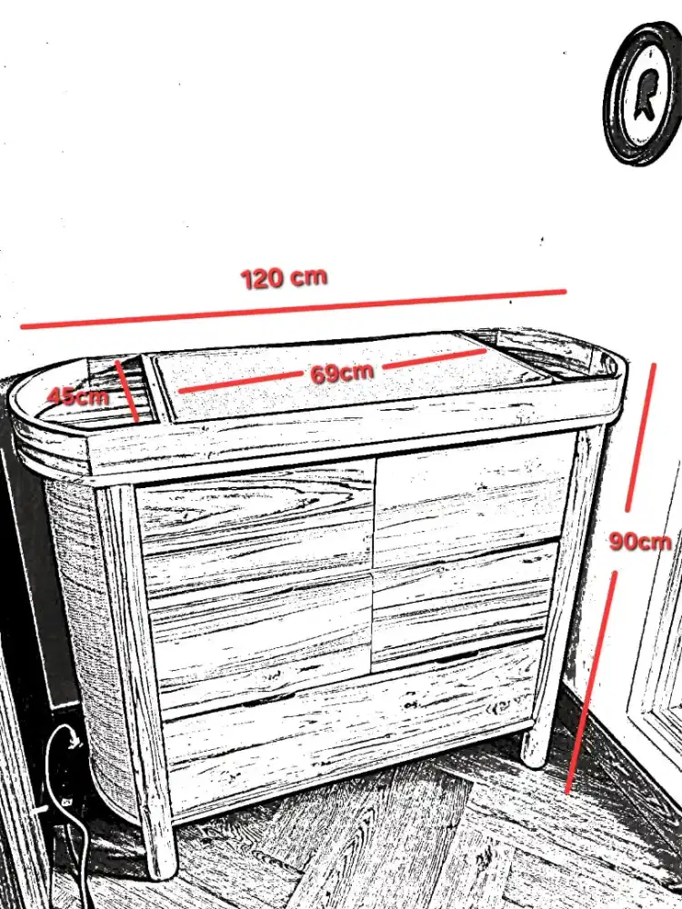 Baby Tafel Changing table. Meja ganti popok bayi