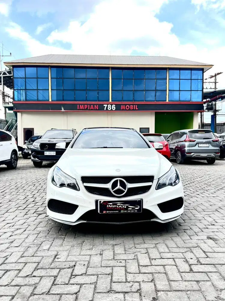 Mercedes Benz E200 Coupe AMG A/T Putih 2014