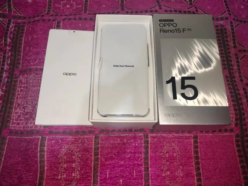 Oppo Reno 15f 5G 8/256 Baru 3 Bulan