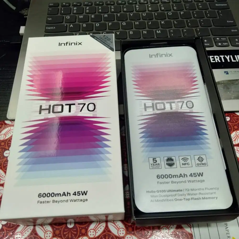 Dijual HP INFINIX HOT 70 ram 8/128GB