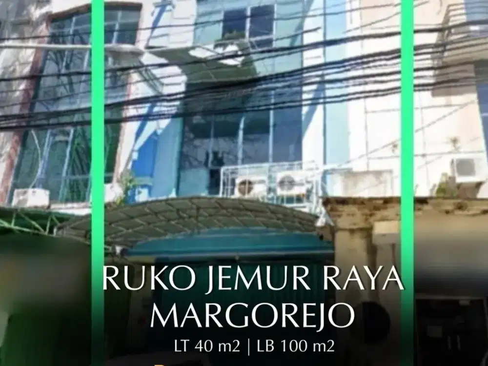 Dijual Cepat Ruko 3lt siap pakai di Kompleks Ruko Jemur Raya, Margorejo, Sby