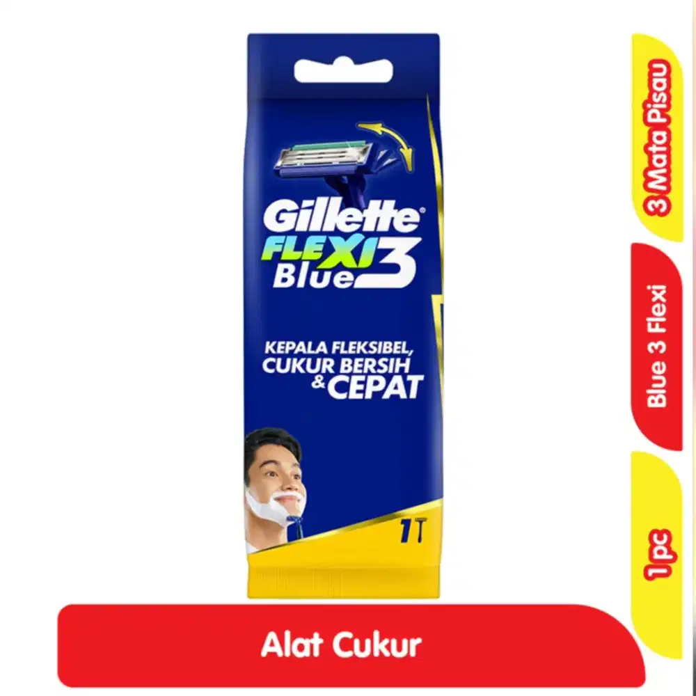 HARGA PROMO: Gillette Blue Flexy 2/3