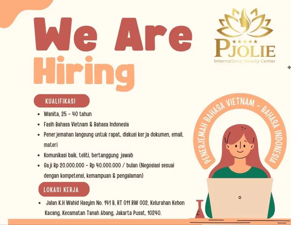 Lowongan Kerja Penerjemah / Interpreter Bahasa Vietnam - Indonesia