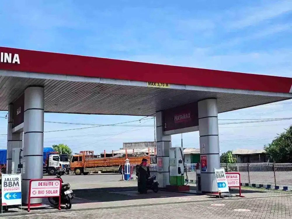 Tempat Pengisian Bahan Bakar aktif luas 2271 m2 harga 10 Milyar di  Purwoasri, Kediri
