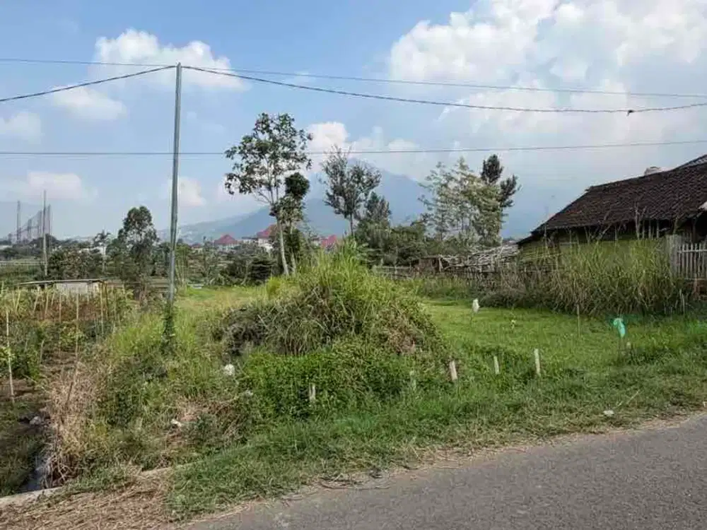 tanah villa view gunung siap bangun di kota batu dekat wisata