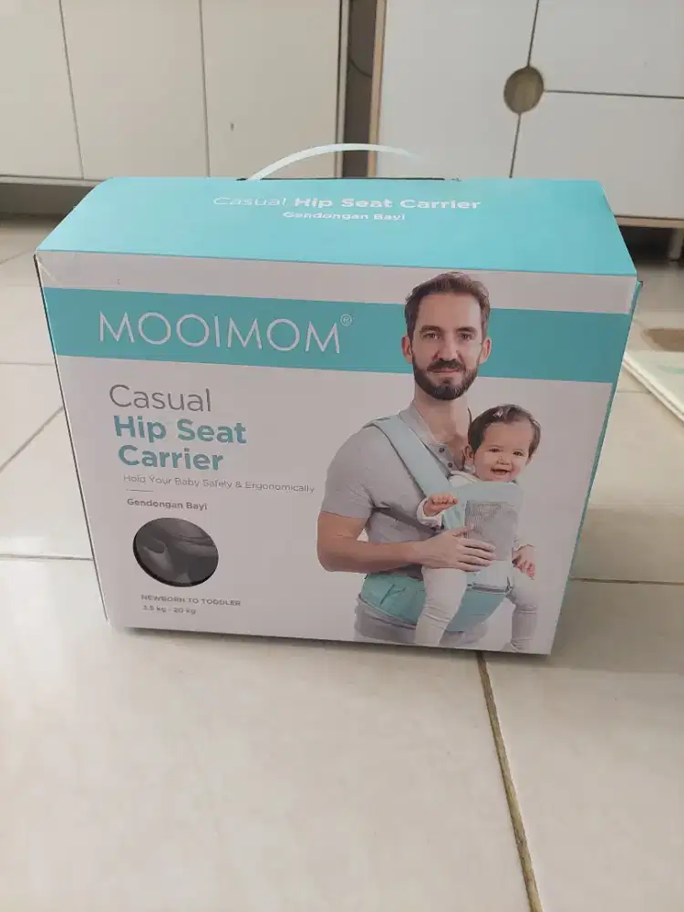 MOOIMOM CASUAL HIP SEAT CARRIER Gendongan Bayi M shape
