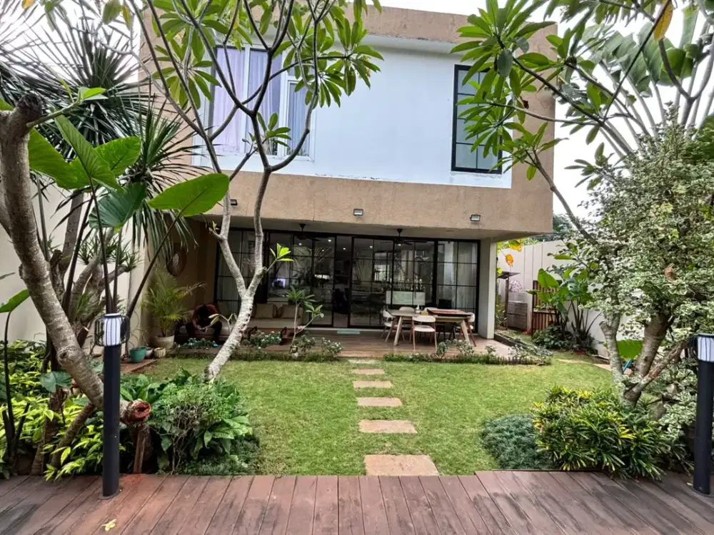 RUMAH MEWAH DIJUAL MURAH DI BINTARO SEKTOR 9 PRIVATE POPL FULL FURNISHED