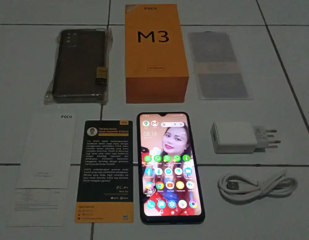 Poco M3 (2024)
Ram 5gb (4gb+1gb)
Rom 64gb
Blue Dark Edition FULSETTT