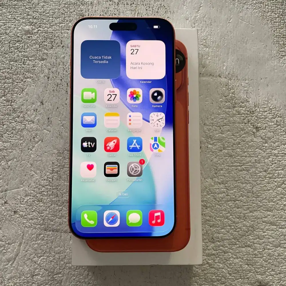 iPhone 17 Pro Max iBox PA/A Warna Cosmic Orange 256GB