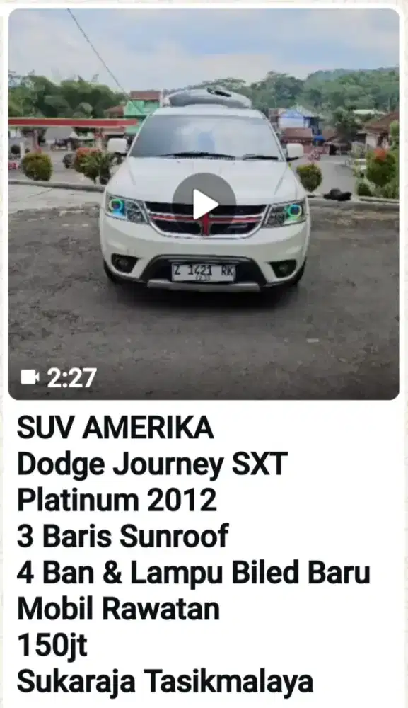 Dodge Journey SXT Platinum 2012
- 3 Baris - Terawat.