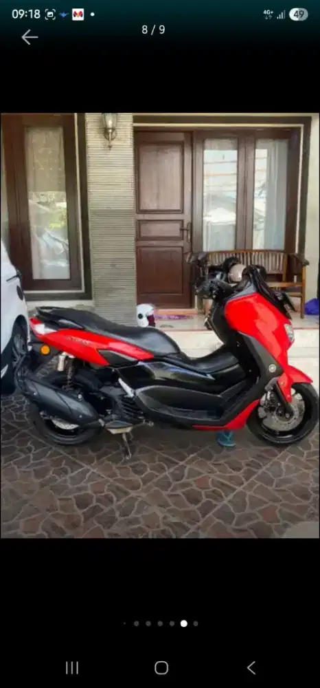 New Nmax warna merah, thn 2023, Plat AB
