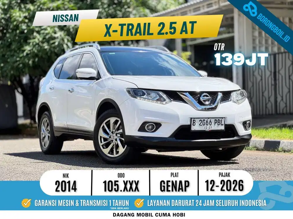 Nissan XTrail 2.5 AT T32 Putih Metalik AT 2014